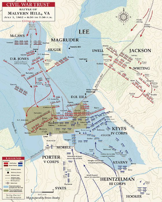 Battle of Malvern Hill, Virginia, Map.jpg