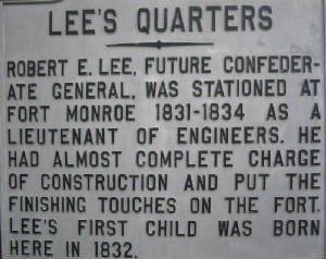 General Robert E. Lee and Fort Monroe.jpg