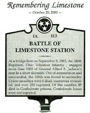 Historical Marker: Battle of Limestone Station.jpg