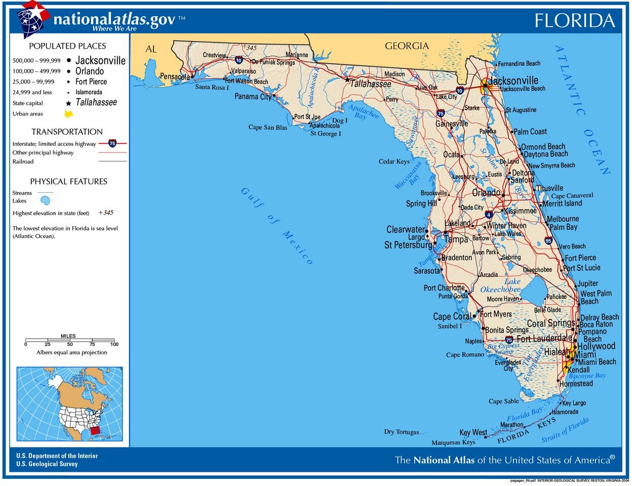 High Resolution Terrain Map of Florida.jpg