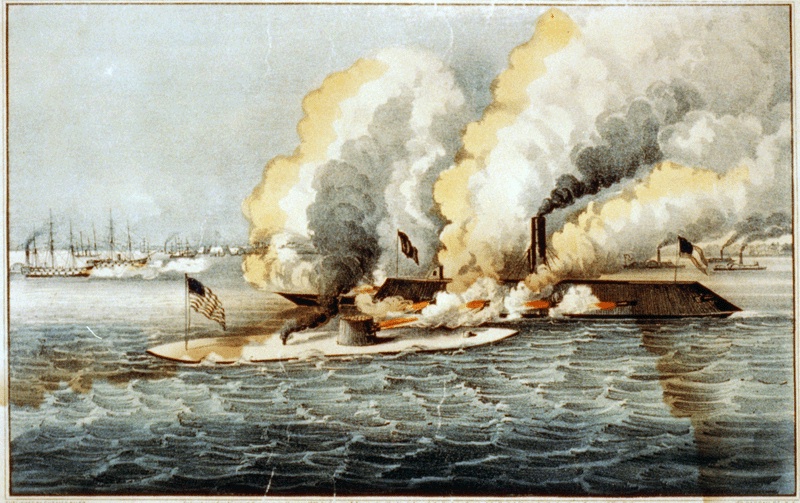 Monitor Merrimack Battle.jpg