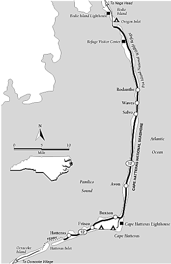 Cape Hatteras North Carolina Map.gif