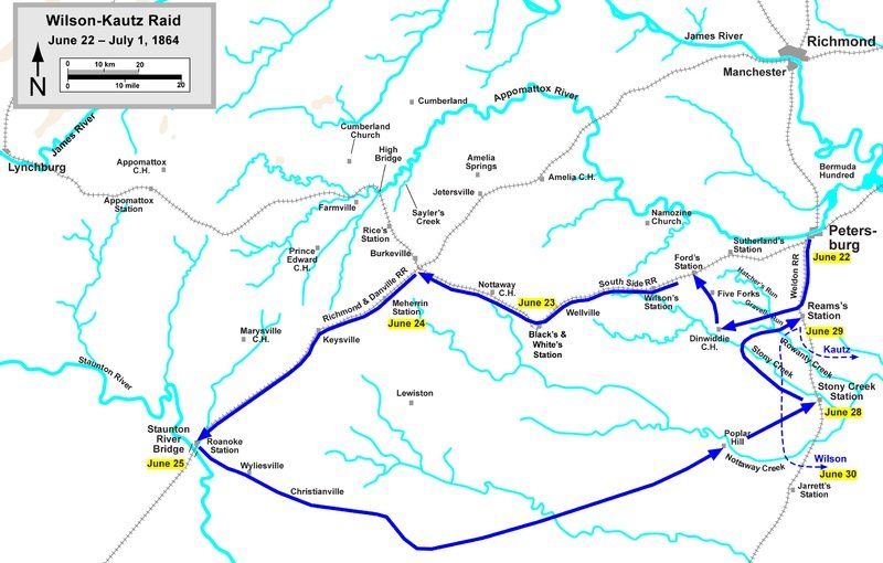 Virginia Civil War Wilson Kautz Raid Map.jpg